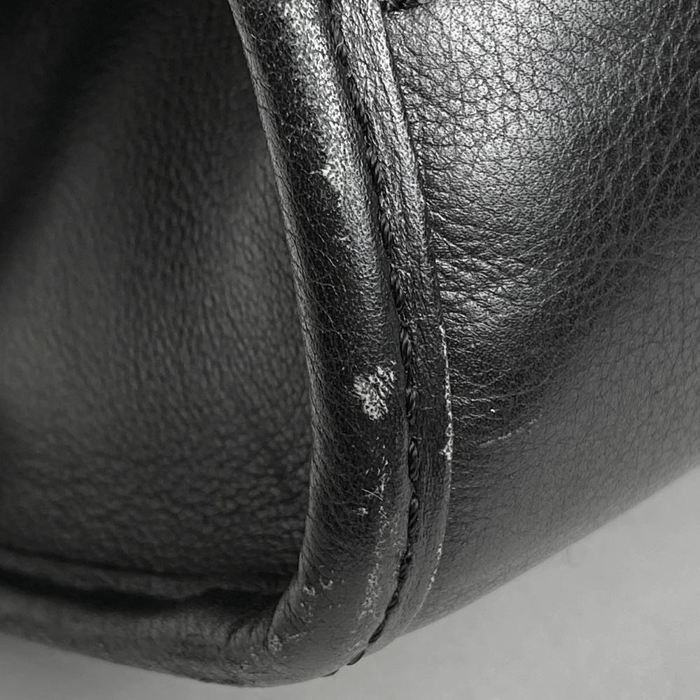 Loewe Leather Bag Anagram Black Shoulder